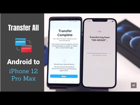 Transfer Data from Android to iPhone 12 Pro Max 2021