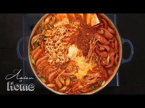 Asian at Home | Budae Jjigae Korean Army Base Stew - UCIvA9ZGeoR6CH2e0DZtvxzw