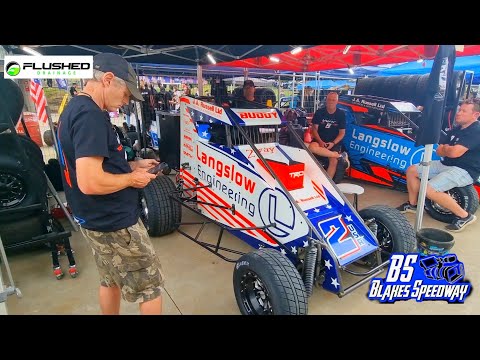 Western Springs Speedway World Midgets Series Final Round World 50 Lapper Pitwalk - 2nd January 2025 - dirt track racing video image