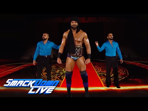 WWE Champion Jinder Mahal's jaw-dropping entrance: SmackDown LIVE, June 6, 2017 - UCJ5v_MCY6GNUBTO8-D3XoAg