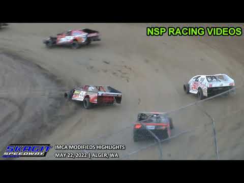 May 22, 2022 Skagit Speedway IMCA Modified Highlights - dirt track racing video image