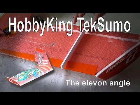 RC Quick Tips: The elevon angle on a balanced TekSumo - UCp1vASX-fg959vRc1xowqpw