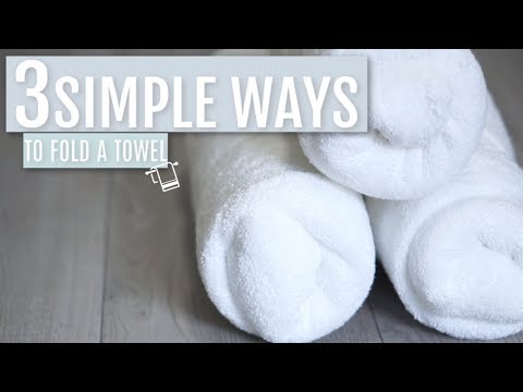 3 Simple Ways to Fold a Bath Towel | Rescue My Space - UCefOTxMwDONhf9SLTmbJ6Dg