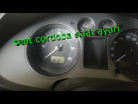 Wie stellt man die Uhr der Seat Cordoba ein?