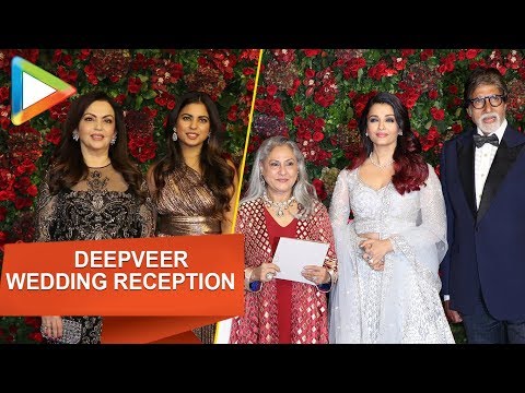 Ambani Family & Nawab Famil at Ranveer-Deepika Wedding Reception