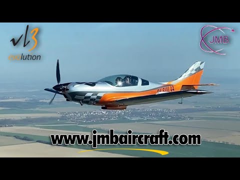 VL3 Evolution experimental aircraft, retractable gear, adjustable prop, JMB Aircraft.