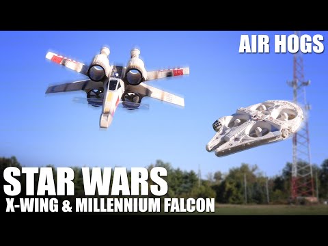 Star Wars X-Wing & Millennium Falcon by Air Hogs | Flite Test - UC9zTuyWffK9ckEz1216noAw