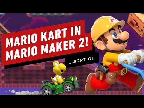 Mario Kart Meets Super Mario Maker 2 In This Awesome Stage - Gameplay - UCKy1dAqELo0zrOtPkf0eTMw