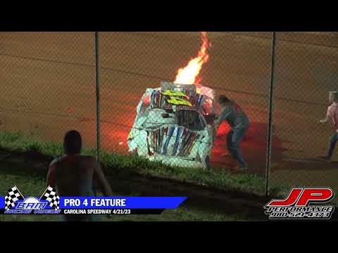 Pro 4 Feature - Carolina Speedway 4/21/23 - dirt track racing video image