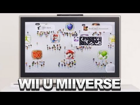 Nintendo Wii U Miiverse Demo - Nintendo E3 2012 - UCKy1dAqELo0zrOtPkf0eTMw