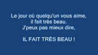 Jean Gabin - Je sais, with french lyrics