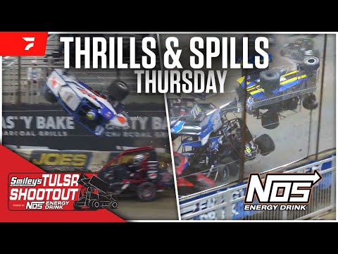 Thursday Thrills &amp; Spills | 2025 Tulsa Shootout - dirt track racing video image