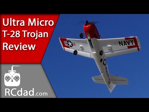 Ultra Micro T-28 Trojan RC Airplane by Parkzone Review - UCBcfnPcLvzR9TqW-jx5GuaA