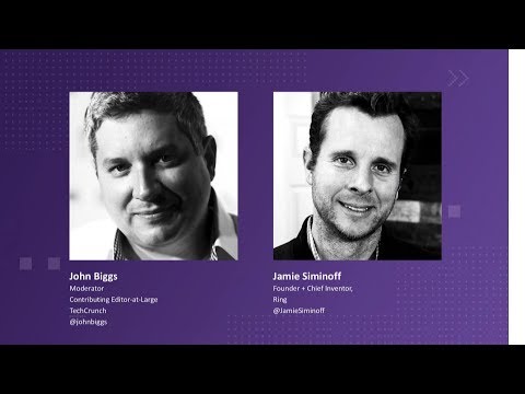 Answering the Door with Jamie Siminoff (Ring) | Disrupt SF 2018 - UCCjyq_K1Xwfg8Lndy7lKMpA