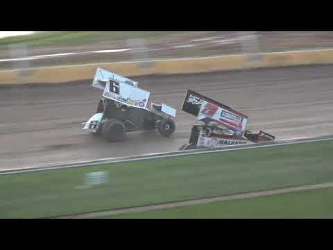 WoO Sprint Last Chance Showdown - Cedar Lake Speedway 07/01/2022 - dirt track racing video image