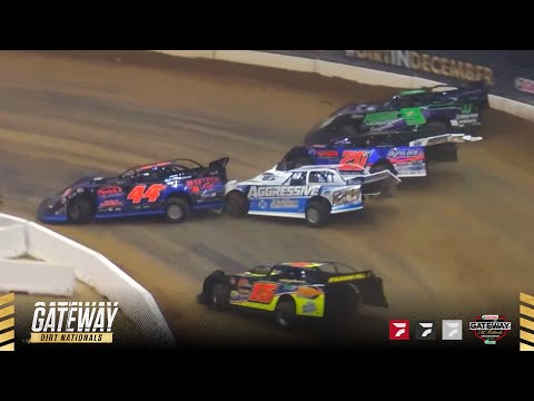 Super Late Model Feature | Castrol Gateway Dirt Nationals | Preliminary Night 1 - dirt track racing video image