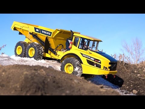 Taking the New Volvo for a TEST DRIVE: A40G Rock Truck Winter 2019 -15c  1/14 scale | RC ADVENTURES - UCxcjVHL-2o3D6Q9esu05a1Q