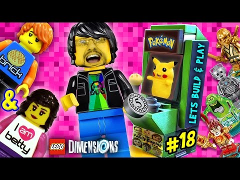 PIKACHU LEGO DIMENSIONS POKEMON Midway Arcade Fun! (Lets Build & Play LEGO Dimensions #18) - UCC-RHF_77zQdKcA75hr5oTQ