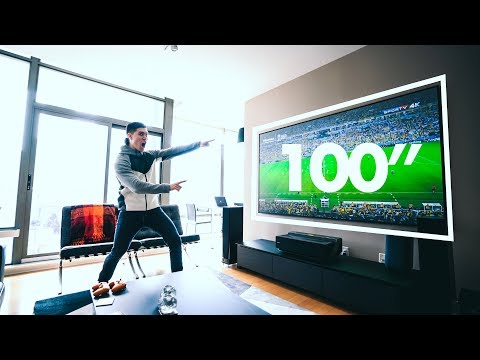 THE 100" 4K LASER TV SETUP! - UC0MYNOsIrz6jmXfIMERyRHQ
