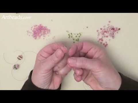 Artbeads Mini Tutorial - The Dot Stitch with Cynthia Kimura and Cheri Carlson - UCzVvfR-3Matfr2u4eqzA8ow