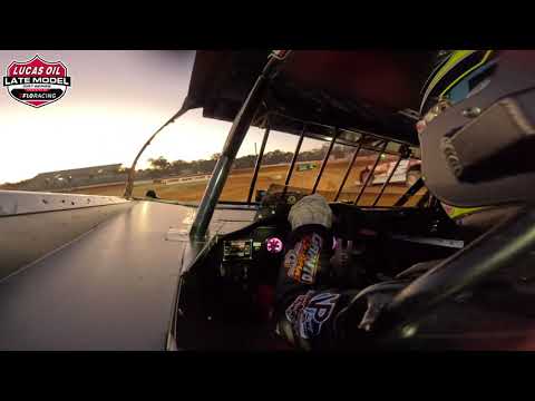 Lucas Oil Late Model Dirt Series | #76 - Brandon Overton - Practice | Golden Isles Speedway - dirt track racing video image