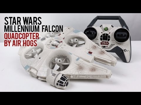 Star Wars Millennium Falcon Quadcopter Drone By Air Hogs RC Review - UCiqTEhDiWz1eb7exfWiy5TA