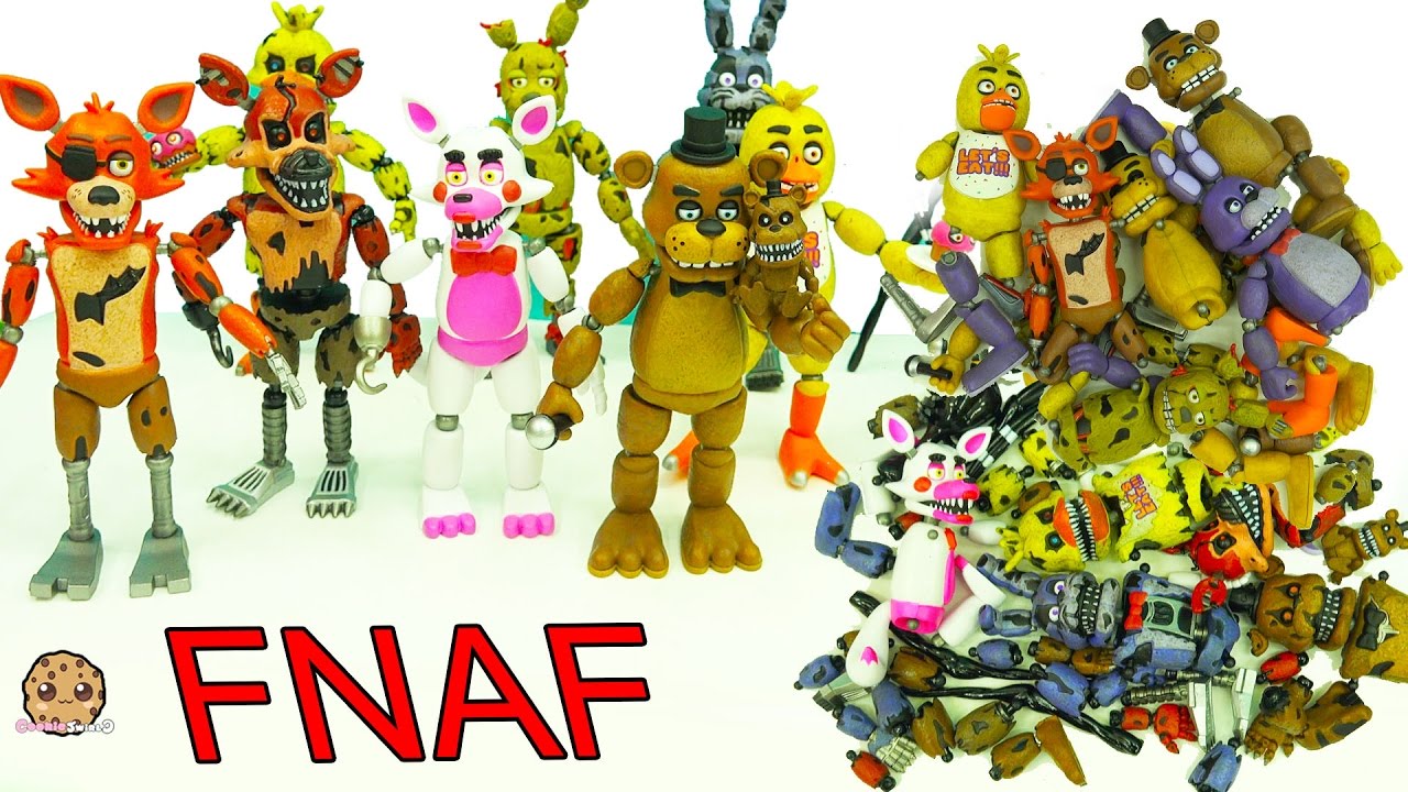 FNAF In Pieces Complete Set Of Five Night S At Freddy S Funko