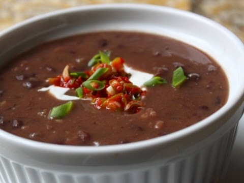 Quick Black Bean Soup Recipe - Easy Bacon Black Bean Soup - UCRIZtPl9nb9RiXc9btSTQNw