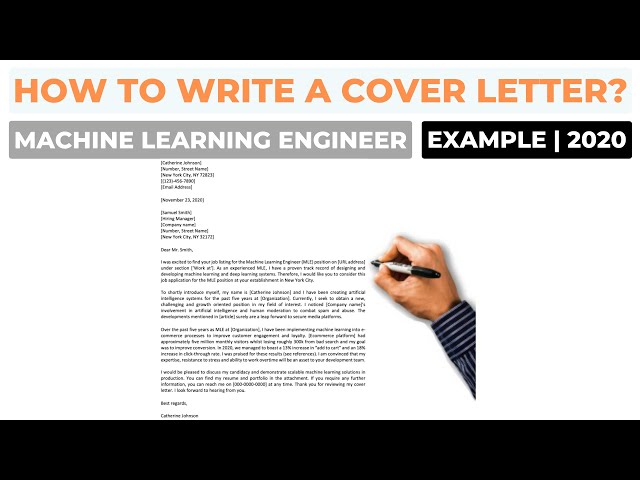 How to Write a Machine Learning Cover Letter