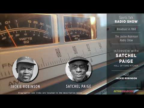 Jackie Robinson & Satchel Paige - Radio Interview video clip