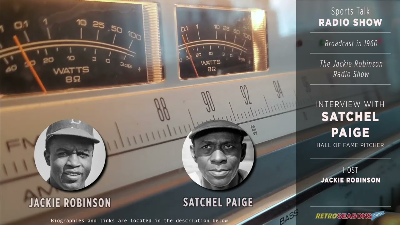 Jackie Robinson & Satchel Paige - Radio Interview video clip