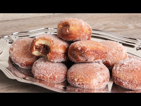 Bomboloni | Nutella Stuffed Italian Donuts | Episode 1132 - UCNbngWUqL2eqRw12yAwcICg