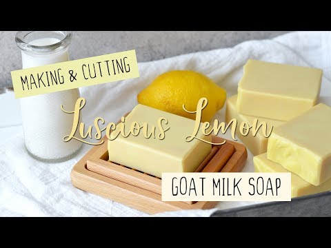 Luscious Lemon Goat Milk Soap | MO River Soap - UCc0QijiLnaYrg7KhTwEwP4w