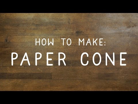 How to make a cone out of paper - DIY & Crafts Essentials by Handimania - UCSFXVY6lxmxYfHlLBGFwuEg