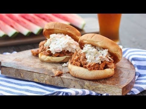 Beer Slow Cooked BBQ Pulled Pork with Spicy Slaw - UCNbngWUqL2eqRw12yAwcICg