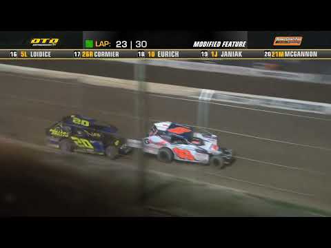 Orange County Fair Speedway | Modified Feature Highlights | 7/15/23 - dirt track racing video image