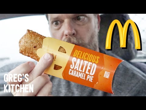 McDonalds SALTED CARAMEL PIE FOOD REVIEW - Greg's Kitchen - UCGXHiIMcPZ9IQNwmJOv12dQ