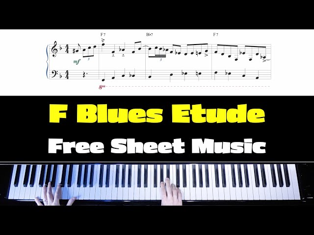 Blue Suspense: Free Piano Sheet Music