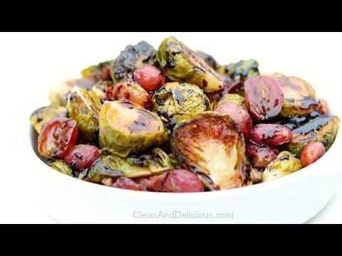 Roasted Brussels Sprouts + Grapes - A Thanksgiving Recipe - UCj0V0aG4LcdHmdPJ7aTtSCQ