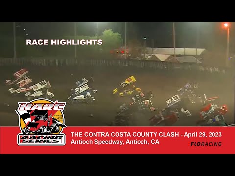 NARC SPRINT CARS @ ANTIOCH SPEEDWAY - APRIL 29, 2023 - dirt track racing video image
