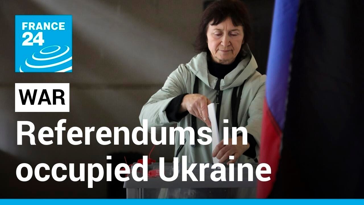 War in Ukraine: ‘Men with guns going around polling booths’ • FRANCE 24 English