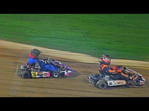 Huntly Speedway - Open Dirt Karts - 25/4/25 - dirt track racing video image