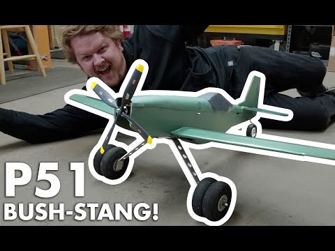 AIRPLANE MONSTER TRUCK | P51 BUSH-STANG - UC9zTuyWffK9ckEz1216noAw