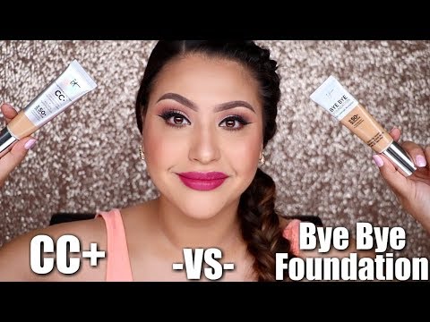 IT COSMETICS CC+ VS BYE BYE FOUNDATION! - UCK7QFg6W9E7mM_AzRFlit-Q