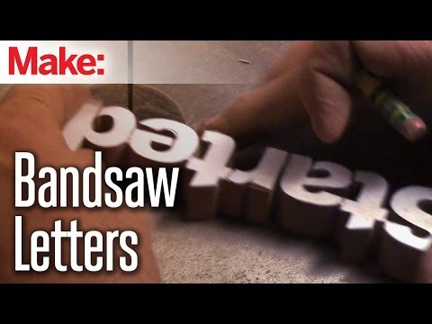 DiResta:  Bandsaw Letters - UChtY6O8Ahw2cz05PS2GhUbg