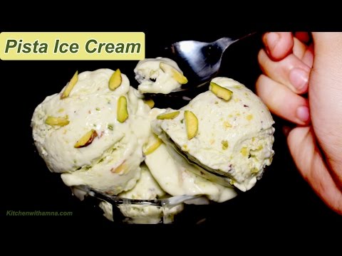 Homemade Pista Ice Cream Recipe - Quick and Easy Pistachio Ice Cream by Kitchen With Amna - UCQ2P7C8UGoVM6AhqsVx-M0Q