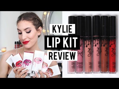 KYLIE LIP KIT: WORTH THE HYPE?! | Review, Swatches + EXACT DUPES for ALL 6 Shades | JamiePaigeBeauty - UCzqyss12CyV4jZtrhpksF4Q