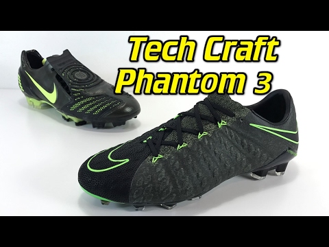 Tech Craft Nike Hypervenom Phantom 3 Low-Cut (Black/Electric Green) - One Take Review + On Feet - UCUU3lMXc6iDrQw4eZen8COQ