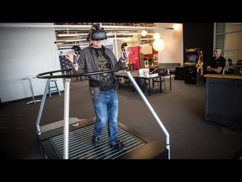 Hands-On with VR OmniDirectional Treadmill! - UCiDJtJKMICpb9B1qf7qjEOA