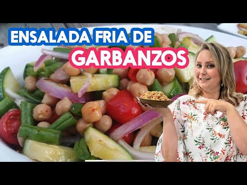 Como hacer ENSALADA DE GARBANZO - Comida Saludable - UCbtJ9-FGxyT76V5ebEDNhgg